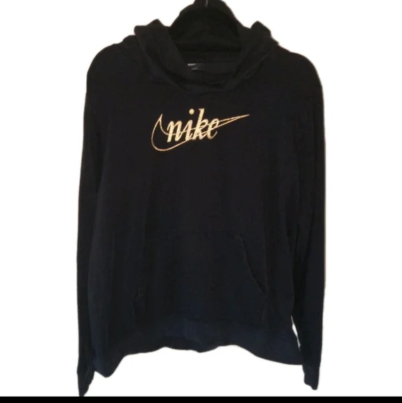 Nike Black 2 Pc Hooded Sweatshirt & Jogger Pants Xltg - Picture 7 of 11